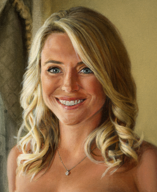Oil Portrait of Jennifer Rees Wilkinson - Detail - jennifer_rees_detail654x800